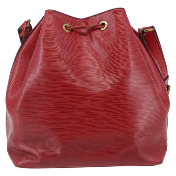 LOUIS VUITTON Epi Petit Noe Shoulder Bag Red M44107 LV Auth gh981 - Picture 3 of 16